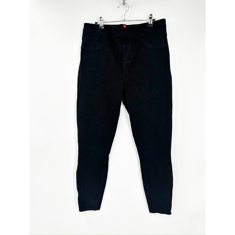 Spanx‎ Jean-ish Ankle Leggings Women Size 1X Black EXCELLENT